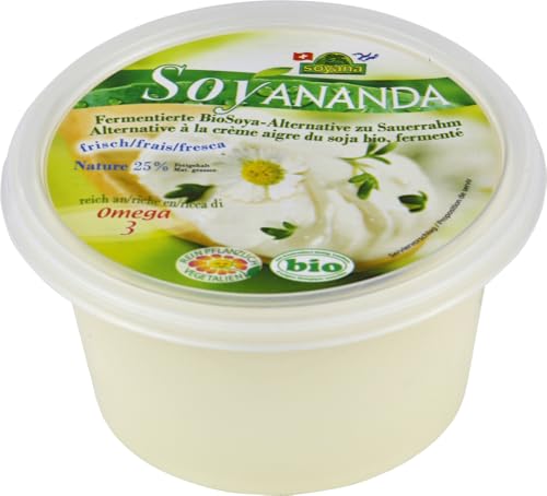 Soyananda Sauerrahm - vegane Alternative zu Sauerrahm 12 x 200 gr von Soyana