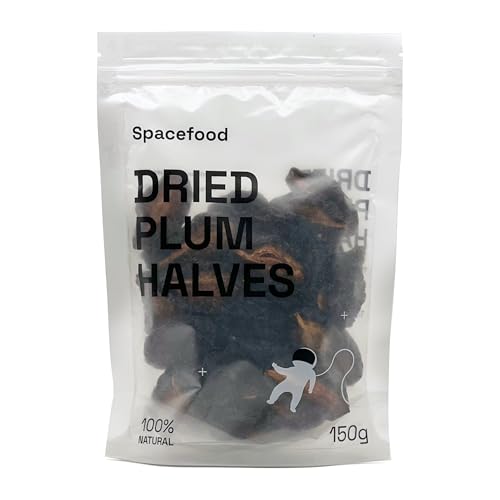 Spacefood Getrocknete Pflaumenhälften | 100% Natürlicher, Hochwertiger Snack Ohne Zucker und Zusatzstoffe von Spacefood