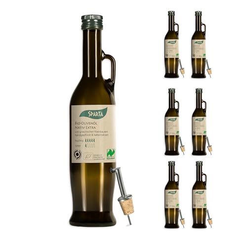 SPARTA BIO-Olivenöl nativ-extra 6 x 0,5 l – PREMIUM Qualität – aus Griechenland von Sparta