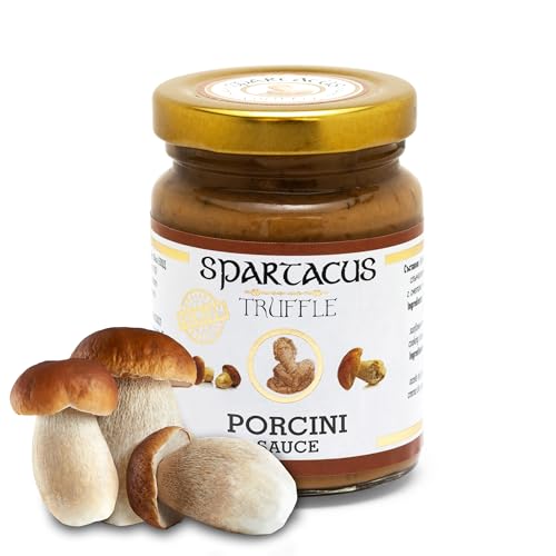 Spartacus Steinpilzpaste - Intensives Aroma und exquisiter Geschmack, ideal für Pasta, Fleisch und Pizza - 100 g Gönnen Sie sich kulinarische Höchstleistungen von Spartacus Truffle