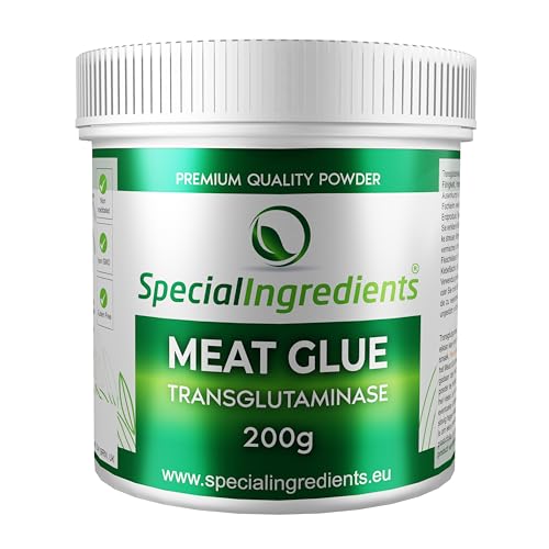 Special Ingredients Fleischkleber / Transglutaminase 200g Hochster Qualitat (Deutsche Etiketten und Anleitungen) von Special Ingredients