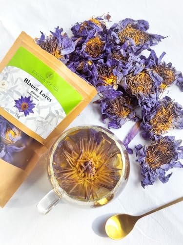 Lotus Tee | Premium Qualität - Handgepflückt - schneller Direktversand aus Deutschland (ganze Blume, 50g) von Speechless Tea