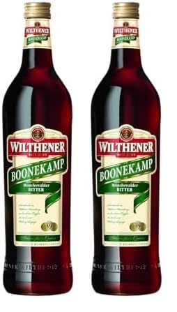 Wilthener Boonekamp, Bitter 43% vol., bewährter Tropfen aus Kräutern und Wurzeln, Bitterlikör ohne Zuckerzusatz I 700 ml (Packung mit 2) von Sperax