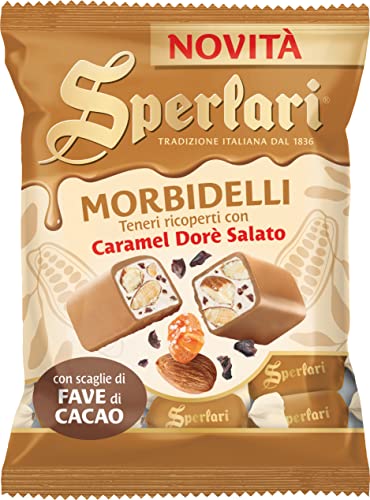 Sperlari - Morbidelli weiche Mini-Nougats mit Salzkaramell-Dorè-Überzug 117g von Sperlari