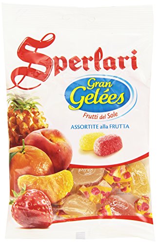 Sperlari- Süßigkeiten | Gran Gelées Frutti Del Sole | Italienische Bonbons | Süßigkeiten | Insgesamt 6,1 Unzen von Sperlari