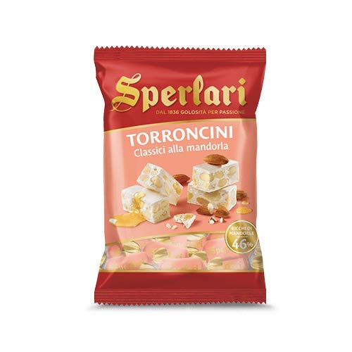 Sperlari Torroncini Classici alla mandorla 46% Mandeln Klassische Mandelnougats 130g von Sperlari