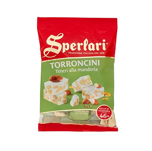 Sperlari Torroncini Teneri alla Mandorla Weicher Nougat mit Mandeln 117g von Sperlari