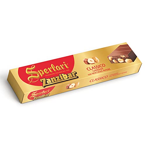 Sperlari - Torrone, Turron, Zanzibar Nougat mit Gianduja-Schokolade und Haselnüssen, glutenfrei - 250g von Sperlari