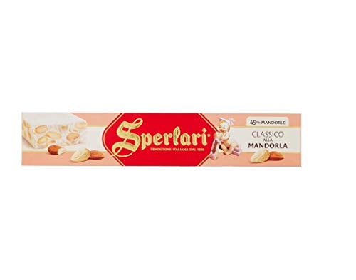 Sperlari Torrone Classico alla Mandorla Mandel Nougat 49% Mandel Italienische Tradition 150g von Sperlari