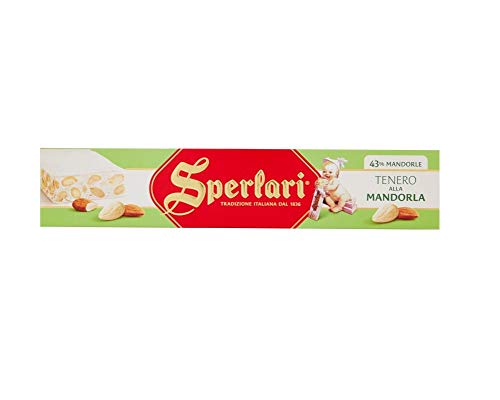 Sperlari Torrone Tenero alla Mandorla Weicher Mandel nougat 43% Mandel Italienische Tradition 150g von Sperlari