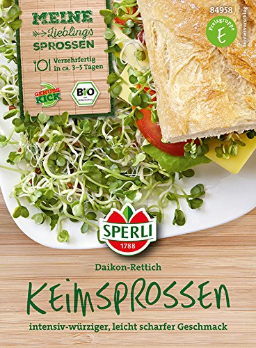 BIO-Keimsprossen, Daikon - Rettich von Sperli