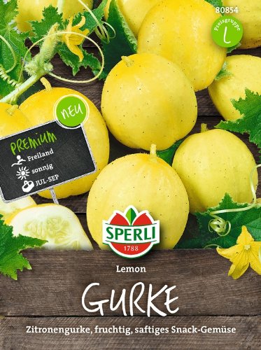 Salatgurken Lemon (Zitronengurke) von Sperli