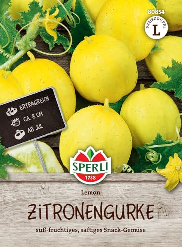 Salatgurken Lemon (Zitronengurke) von Sperli