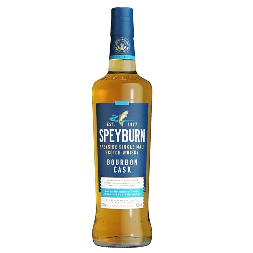 Speyburn Bourbon Cask | Speyside Single Malt Scotch Whisky | Zitrone, Grüner Apfel, Honig | Silver Award bei der San Francisco World Spirits Competition | 700 ml | 40% Vol. von Speyburn