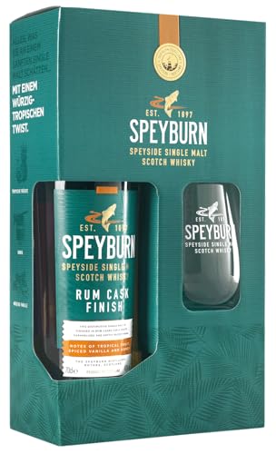 Speyburn GB Rum Cask mit Glas 40% 700ml von Speyburn