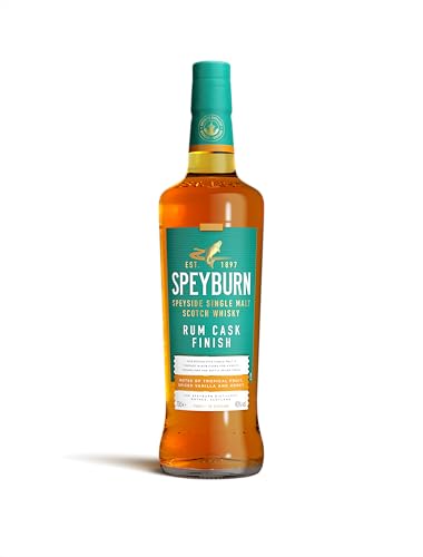 Speyburn Rum Cask Finish | Speyside Single Malt Scotch Whisky | Honig, Vanille, Tropische Früchte | Aus Schottland | 700 ml | 40% Vol. von Speyburn