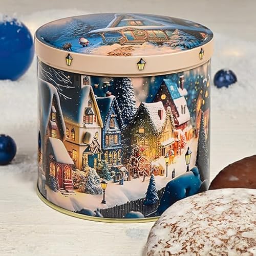 Winteridylle 250g (1 Dose) gefüllt mit Oblaten-Lebkuchen von Spezialitäten-Haus G. Schulteis GmbH, Aachen