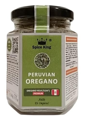 Peruanisches Oregano Hoja Peru Leaves Spice King Origanum vulgare Glas 20 g 20 g von Spice King