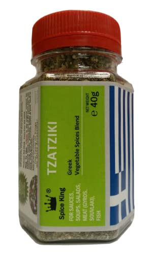 Tzatziki Spice King Griechisches Gemüse Gewürze Mischung Sauce Seasoning 40g 14oz von Spice King