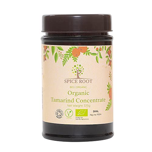 Bio Tamarinden Konzentrat 375g (Bio Tamarinden) - Zertifizierte Bio, Premium Qualität | Vegan | Keine Zusätze | Überlegener Geschmack von Spice Root