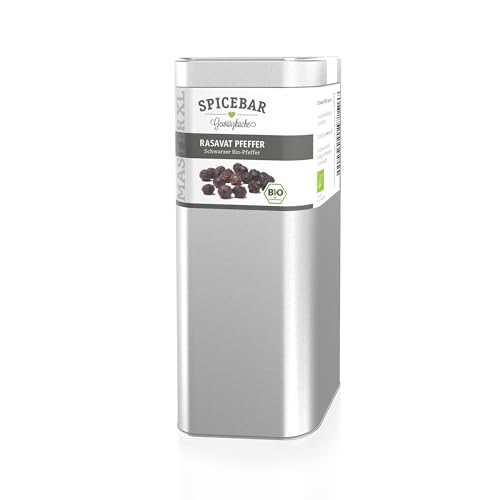 Spicebar Gewürzküche Schwarzer Pfeffer ganz, 400g in Premium BIO Qualität, für die Mühle geeignet von Spicebar Gewürzküche