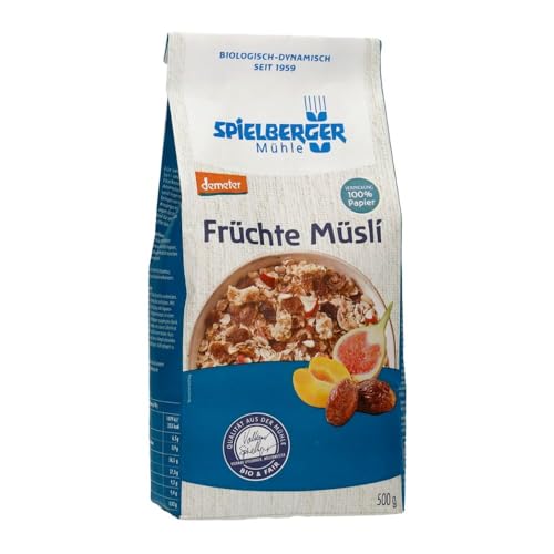 Spielberger Mühle Früchte Müsli, demeter, 500g (1x500g) von Spielberger Mühle