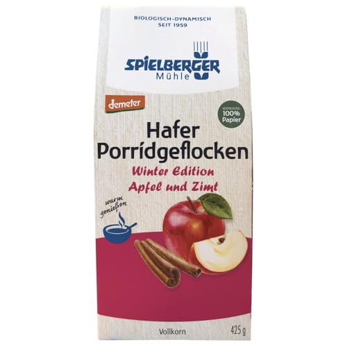 Spielberger Mühle Porridgeflocken, Hafer Winter Apfel-Zimt, 400g (1) von Spielberger Mühle