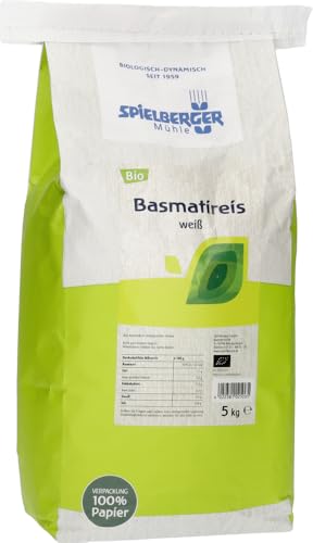 Echter Basmatireis, weiß, kbA 12 x 5 kg von Spielberger