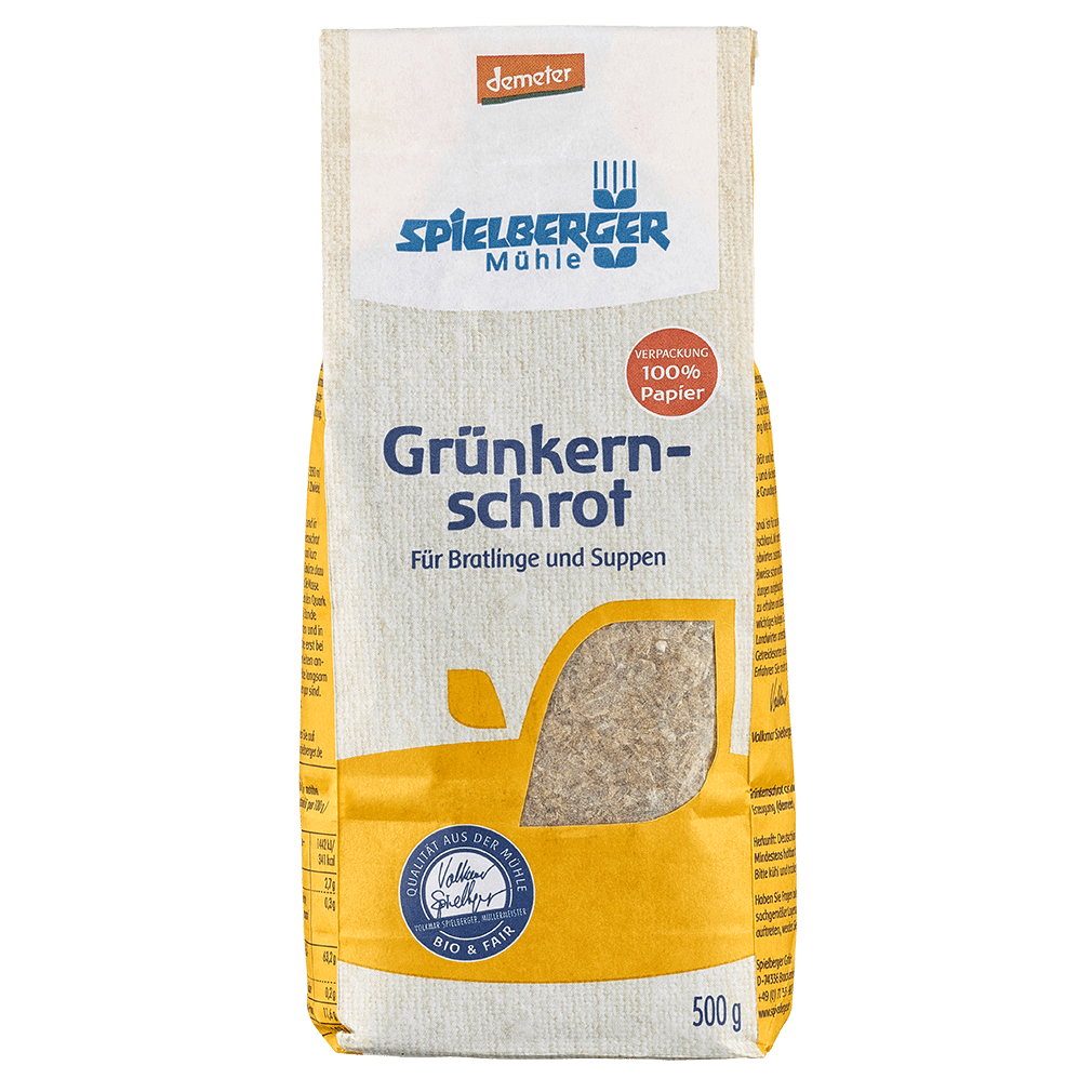 Bio Grünkernschrot, 500g von Spielberger