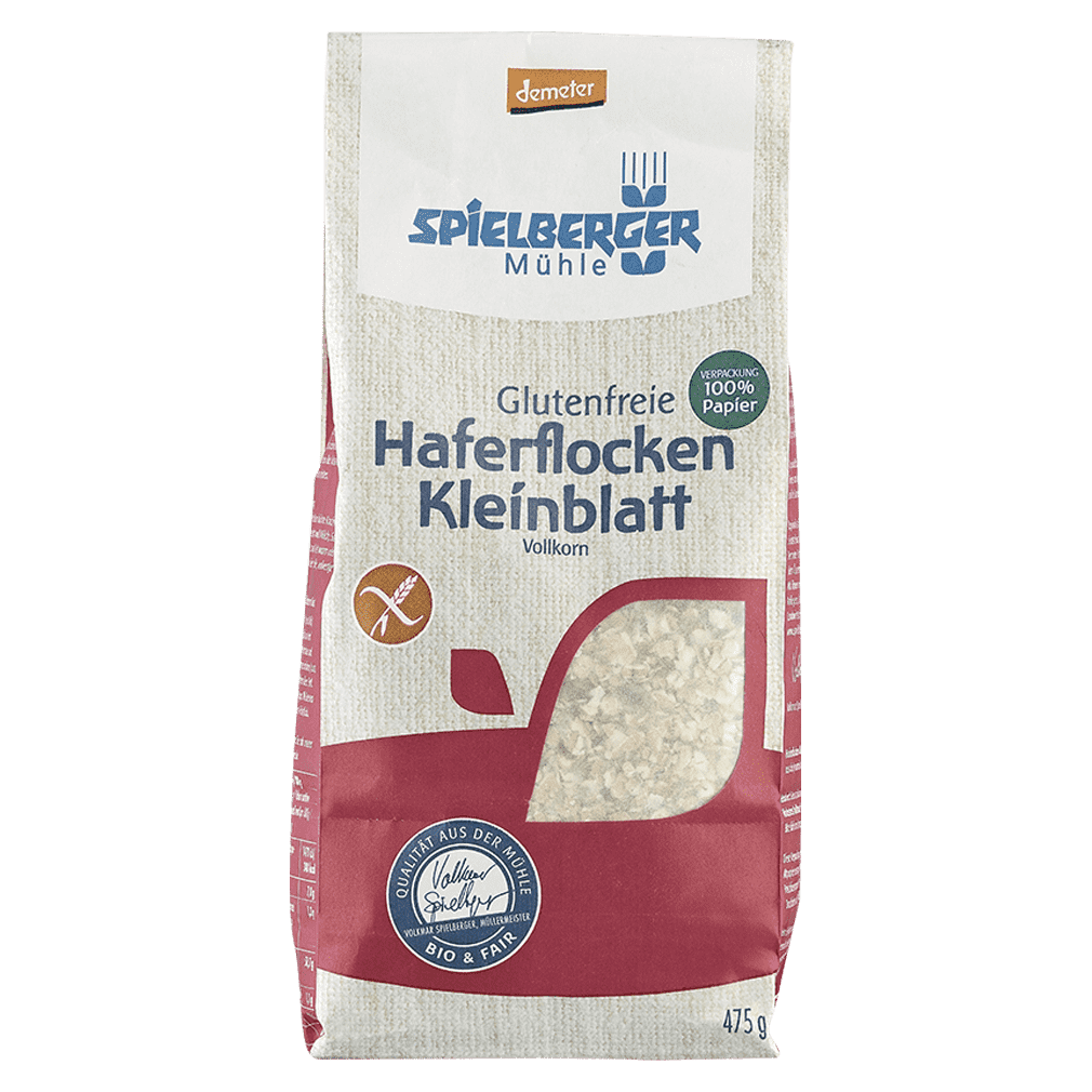 Bio Haferflocken Kleinblatt glutenfrei von Spielberger