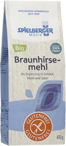 Braunhirsemehl, glutenfrei, kbA 12 x 400 gr von Spielberger