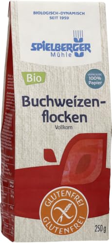 Buchweizenflocken, glutenfrei, kbA 12 x 250 gr von Spielberger