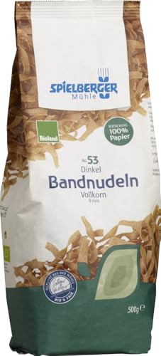 Dinkel Bandnudeln Vollkorn, bioland von Spielberger