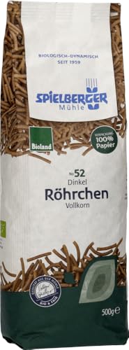 Dinkel Röhrchen, vollkorn, bioland 12 x 500 gr von Spielberger