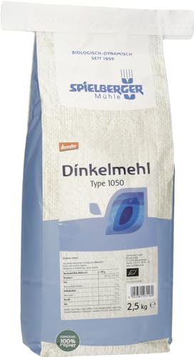 Dinkelmehl Type 1050, demeter 18 x 2.50 kg von Spielberger