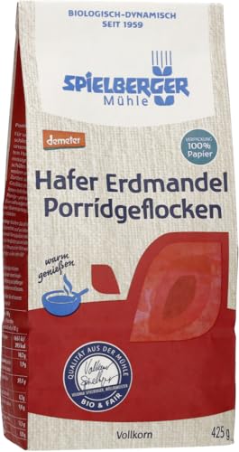 Hafer Erdmandel Porridgeflocken, demeter von Spielberger