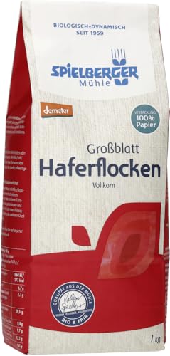 Haferflocken Großblatt, demeter 2 x 1 kg von Spielberger