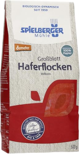 Haferflocken Großblatt, demeter 12 x 500 gr von Spielberger