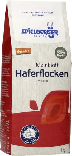 Haferflocken Kleinblatt, demeter 18 x 1 kg von Spielberger