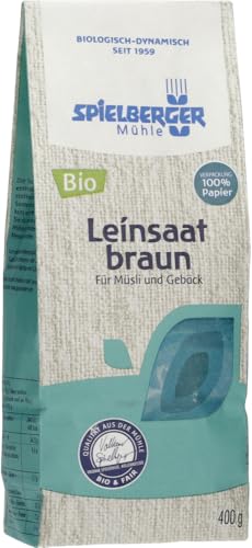 Leinsaat braun, kbA 2 x 400 gr von Spielberger