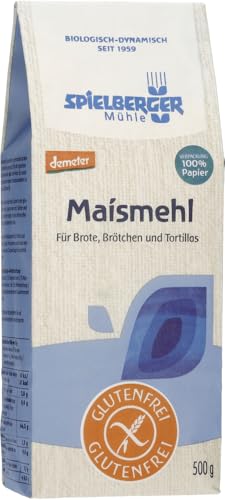 Maismehl, glutenfrei, demeter 18 x 500 gr von Spielberger