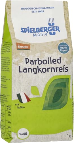 Parboiled-Reis, Langkorn, weiß, demeter von Spielberger