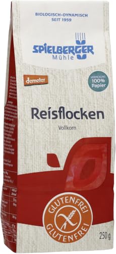 Reisflocken, glutenfrei, demeter 12 x 250 gr von Spielberger