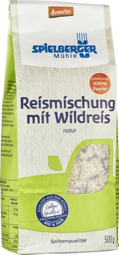 Reismischung mit Wildreis, natur, demeter 18 x 500 gr von Spielberger