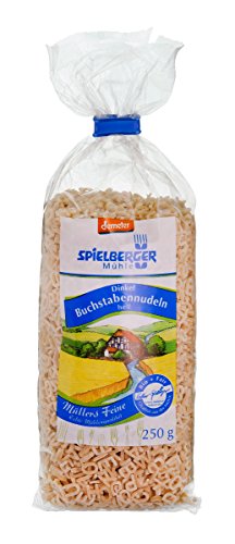 Spielberger Bio Dinkel-Buchstabennudeln, demeter (1 x 250 gr) von Spielberger