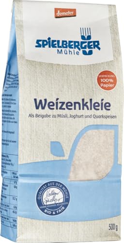 Spielberger Bio Weizenkleie, demeter (6 x 500 gr) von Spielberger