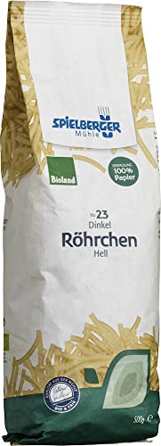 Spielberger Dinkel-Röhrchen hell, bioland (2 x 500 gr) von Spielberger