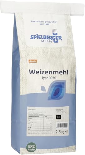 Weizenmehl Type 1050, demeter 18 x 2.50 kg von Spielberger