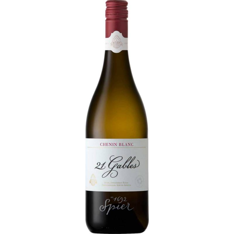 Spier 21 Gables Chenin Blanc, WO Cape Town, Western Cape, 2021, Weißwein von Spier, Baden Powell Dr R310, 7603, Stellenbosch, Südafrika / CAPREO GmbH- Gildeweg 10- 46562 Voerde- Deutschland