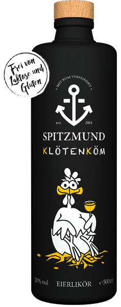Spitzmund Klötenköm Eierlikör 20% vol. 0,5 l von Spitzmund